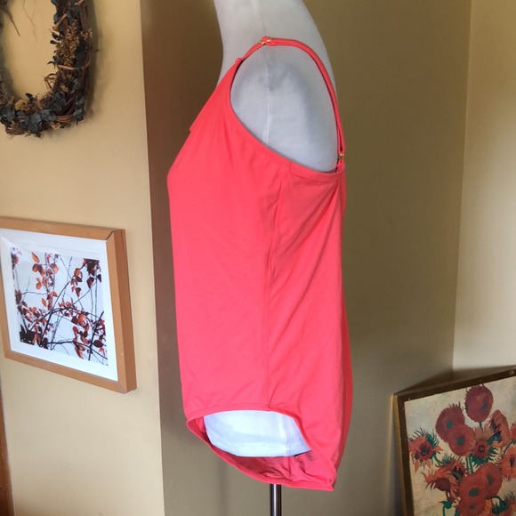 ANDIE Size XXXL Mallot One 1-Piece Dual-Lauered Vivid Orange Swimsuit $98 NEW - Picture 8 of 12